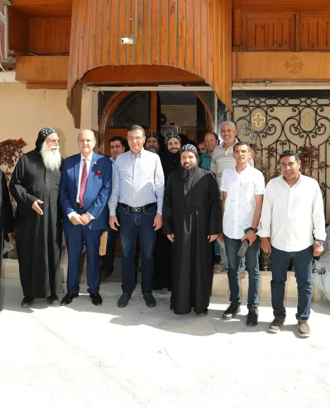 -المزارع والمشروعات الإنتاجية بدير مارمينا بالإسكندرية