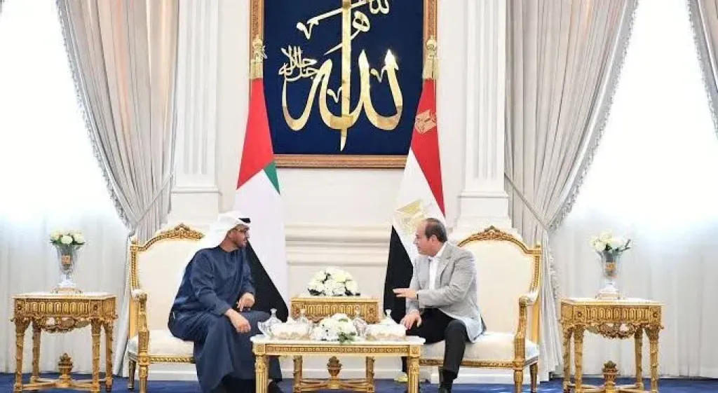 الرئيس السيسي يستقبل الشيخ محمد بن زايد رئيس دولة الإمارات