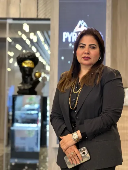 وفاء العربي، رئيس القطاع التجاري لمجموعة شركات بيراميدز للتطوير العقاري