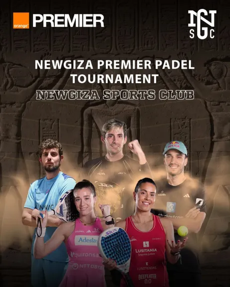 اورنچ مصر راعيا رسميا لبطولة البادل العالمية NEWGIZA Premier Padel 2025