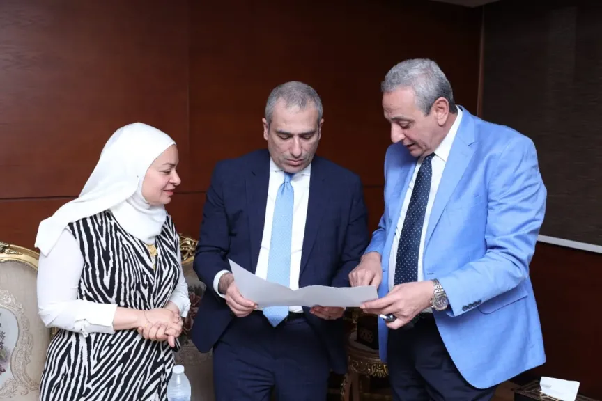 رئيس البنك الزراعي المصري يلتقي محافظ الغربية لدعم جهود تحقيق التنمية الزراعية