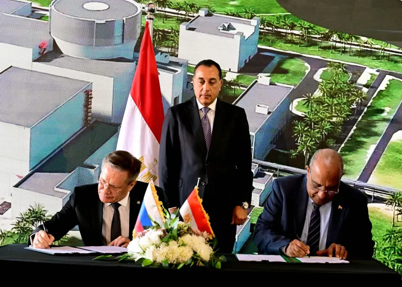 رئيس الوزراء يلتقي المدير العام للمؤسسة الحكومية الروسية للطاقة النووية ”روساتوم”