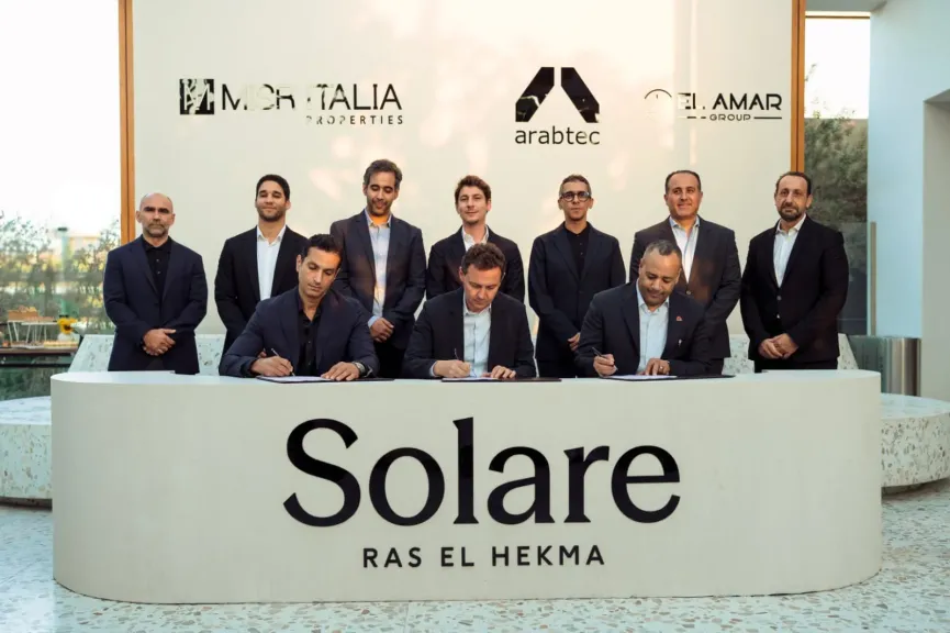 مصرإيطاليا العقارية تتعاون مع “أرابتك” و”العمار” لتعزيز وتيرة الأعمال الإنشائية في مشروع “سولاري رأس الحكمة”