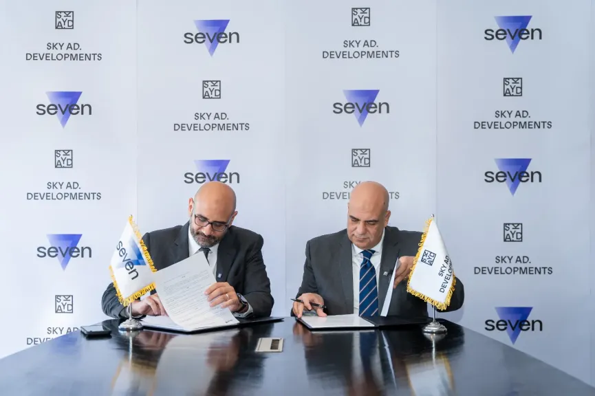 سكاي أبوظبي توقع اتفاقية مع شركة seven لتقديم حلول تمويلية مرنة للعملاء لتشطيب وحداتهم في مشروع ريزيدنس 8