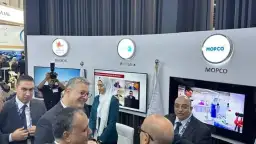 وزير البترول يزور جناح موبكو...