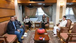 وزيرة التضامن الاجتماعي تستقبل وفد...