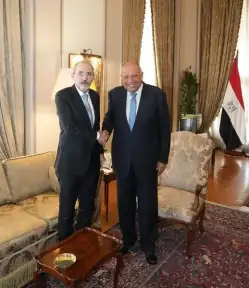 وزير الخارجية يستقبل نظيره الأردني...