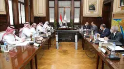 وزير الزراعة يستقبل وفدا سعوديا...
